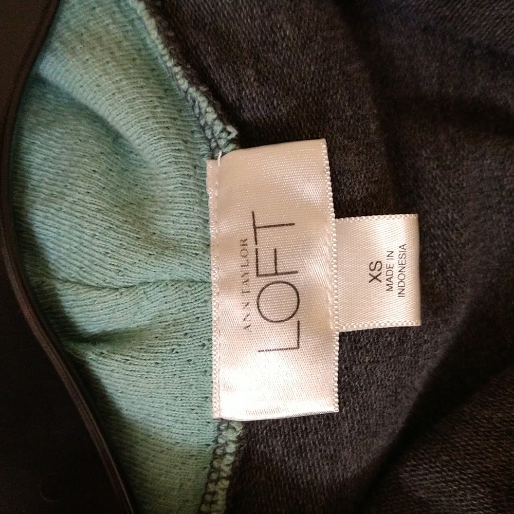 Women's Ann Taylor LOFT Zip Up Hoodie - Picture 4 of 4